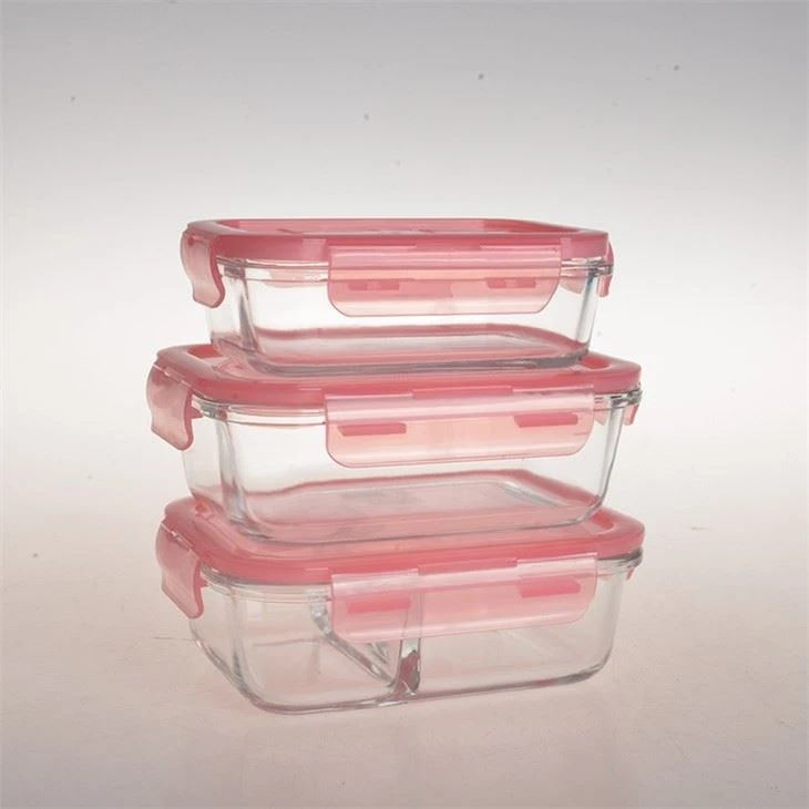 Glass Food Storage Container With Lids