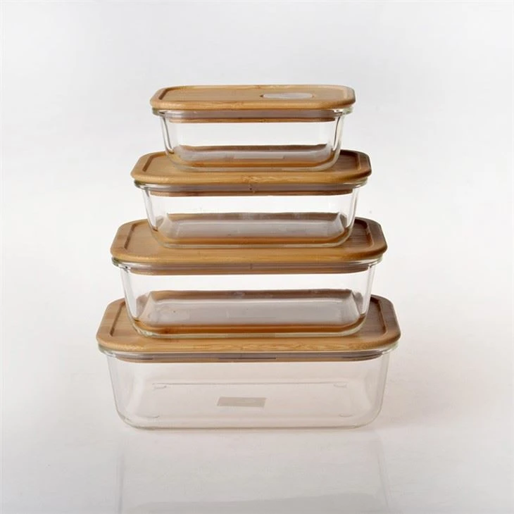 Glass Food Storage Container With Lids