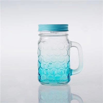 Gradient Color Mason Jar