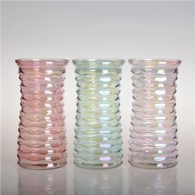 Litríkur vélsmíðaður vasi til skrauts