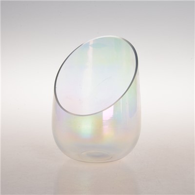 Glerstromp fyrir kerti opinn