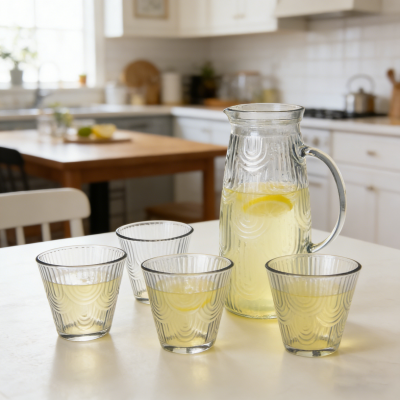 U-Groove Pitcher & Tumbler framreiðslusett